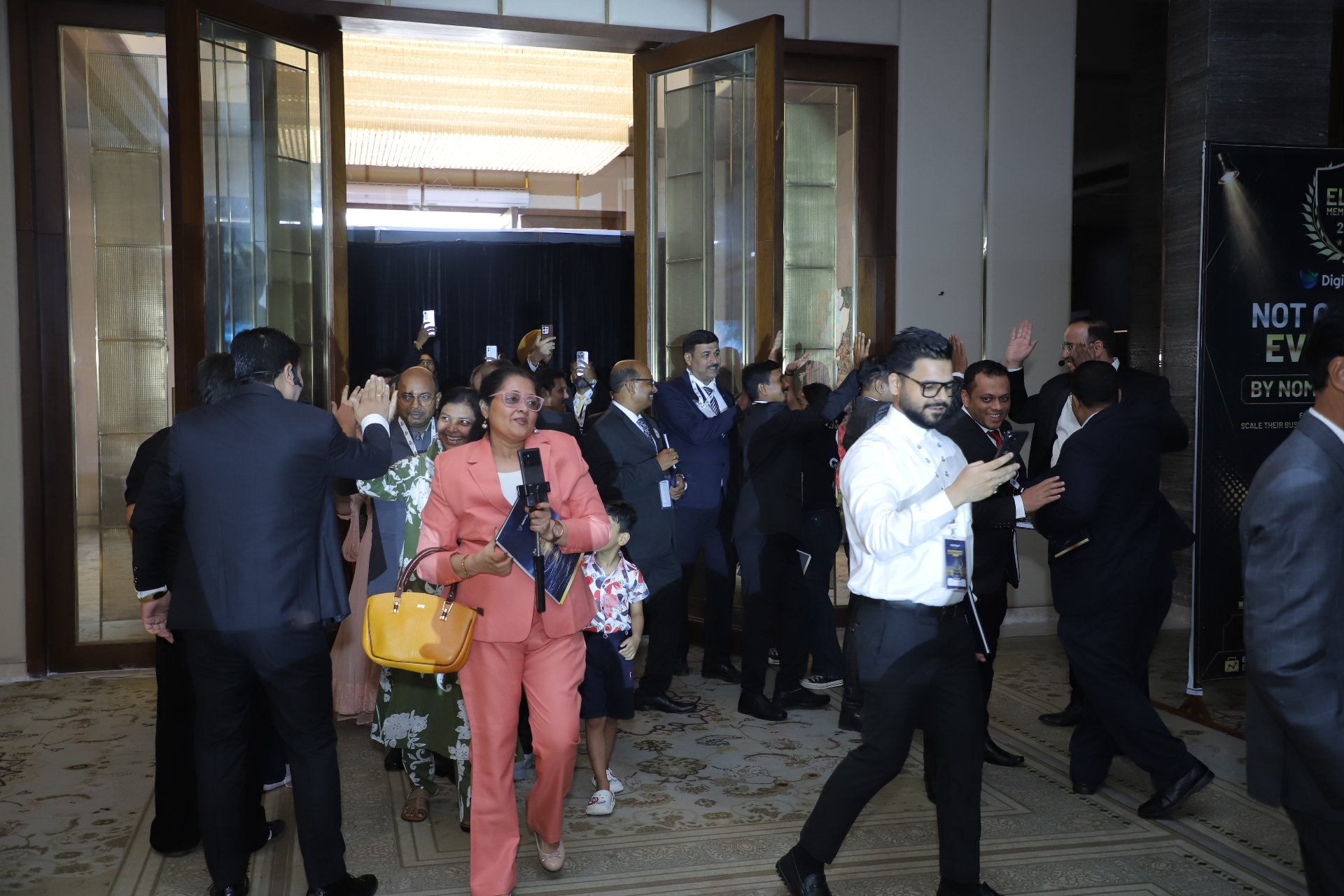 Grand welcome at Digital Gyani event